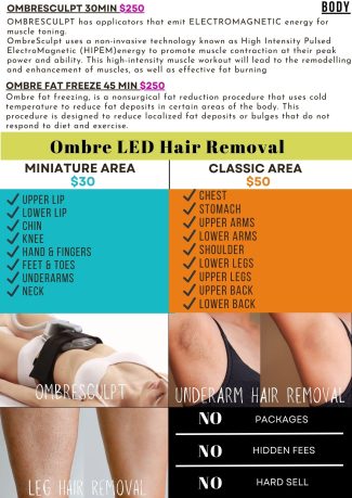 hair removal poster